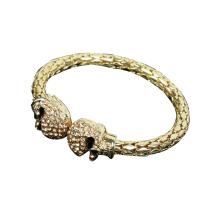 Zinc Alloy Manchet Bangle, voor vrouw & met strass, meer kleuren voor de keuze, Lengte 15 inch, Verkocht door PC