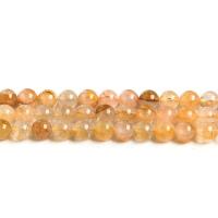 Grânulos de citrino naturais, Cristal amarelo, Roda, polido, tamanho diferente para a escolha & Vario tipos a sua escolha, amarelo, vendido para Aprox 14.57 inchaltura Strand