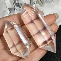 Clear Quartz Κρεμαστό κόσμημα, Πλατεία, γυαλισμένο, διαφορετικό μέγεθος για την επιλογή & πολύπλευρη & καμία τρύπα, σαφής, Sold Με PC