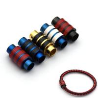 Fecho magnético de aço inoxidável, banhado, Mais cores pare escolha, 20x10mm, Diametro interno:Aprox 6mm, 10PCs/Lot, vendido por Lot