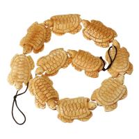 ox Bone Helmi, Kilpikonna, earth keltainen, 38x9x46mm, N. 10PC/Strand, Myyty Per N. 18.11 tuuma Strand