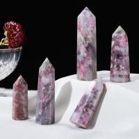 Plum Blossom Tourmaline Quartz Points polished Sold By PC