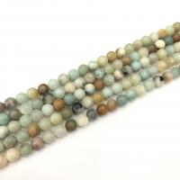 Amazonite Gyöngyök, Kerek, csiszolt, DIY, kevert színek, Naponta eladott 38 cm Strand