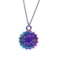 Zinc Alloy Pendants colorful plated fashion jewelry multi-colored Sold By PC