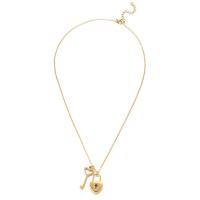 Collana in acciaio inossidabile, acciaio inox, with 1.97inch extender chain, Lock and Key, placcato, per la donna, nessuno, Lunghezza Appross. 17.72 pollice, Venduto da PC