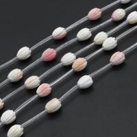 Natural Freshwater Shell Beads White Shell Flower Bud DIY Sold Per 38 cm Strand