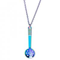 Zinc Alloy Pendants colorful plated fashion jewelry multi-colored Length 45 cm Sold By PC