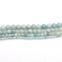 Amazonite Gyöngyök, Kerek, DIY, kevert színek, Naponta eladott 38 cm Strand