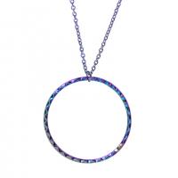 Zinc Alloy Pendants colorful plated fashion jewelry multi-colored Length 45 cm Sold By PC