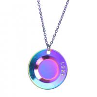 Zinc Alloy Pendants colorful plated fashion jewelry multi-colored Length 45 cm Sold By PC