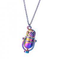 Zinc Alloy Pendants colorful plated fashion jewelry multi-colored Length 45 cm Sold By PC