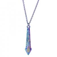 Zinc Alloy Pendants colorful plated fashion jewelry multi-colored Length 45 cm Sold By PC