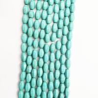 Syntetický Turquoise Korálek, Slza, DIY, více barev na výběr, 7x14mm, Prodáno za 39 cm Strand