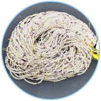 Ametrin Bead, Rund, polerad, DIY & fasetterad, blandade färger, 2mm, Såld Per 40 cm Strand