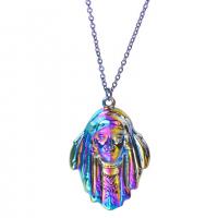 Zinc Alloy Pendants colorful plated fashion jewelry multi-colored Length 45 cm Sold By PC