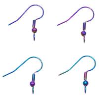 Zinc Alloy Earring Hook colorful plated fashion jewelry multi-colored Sold By PC