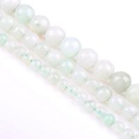 Jade kralen, Jadite, Ronde, gepolijst, DIY, gemengde kleuren, Per verkocht 39 cm Strand