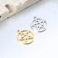 Stainless Steel Pendants 304 Stainless Steel plated DIY & hollow Sold By Bag