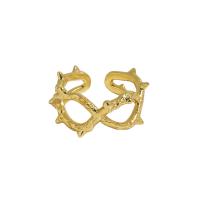 925 sterline d'argento Anelli Cuff, placcato, regolabile & per la donna & cavo, nessuno, 10mm, 16.9mm, Misura:6.5, Venduto da PC