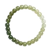 Hetian Jade Bransoletka, dla kobiety, bez zawartości niklu, ołowiu i kadmu, 7x8mm, sprzedawane na około 6.3 cal Strand