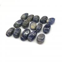 sodalite pendente, with ferro, Pepite, lucido, blu, 17-24mm, Venduto da PC