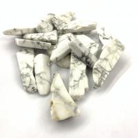 magnesite pendente, with ferro, Pepite, lucido, bianco, 17-24mm, Venduto da PC