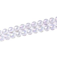 Korálky přírodní Průhledný Quartz, Clear Quartz, Kolo, DIY, jasný, Prodáno za 38 cm Strand