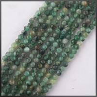 Emerald Bead, Runde, poleret, du kan DIY & facetteret, grøn, Solgt Per Ca. 38 cm Strand