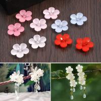 Acrílico DIY Fornituras para Accesorios para el cabello, Flor, Bricolaje, más colores para la opción, 22mm, Vendido por UD