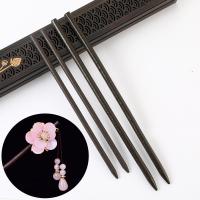 Παρατηρήσεις Hair Stick, Ξύλο, DIY & διαφορετικά στυλ για την επιλογή, μαύρος, Sold Με PC