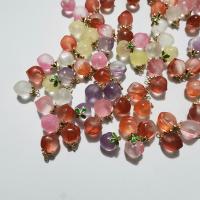 Handgemaakte Lampwork Beads, Perzik, DIY, meer kleuren voor de keuze, 12x13mm, Verkocht door PC