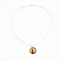 Tijd Gem sieraden ketting, Zinc Alloy, met Hars, mode sieraden & voor vrouw, meer kleuren voor de keuze, Lengte 12.4 inch, Verkocht door PC