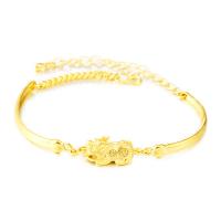 Messing Armbanden, Fabulous Wild Beast, gold plated, mode sieraden, gouden, Lengte 20 cm, Verkocht door PC