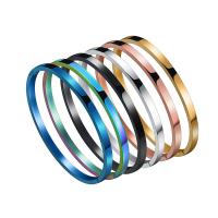 Rustfrit stål Bangle, Stainless Steel, forgyldt, Unisex & forskellige stilarter for valg, Solgt af PC