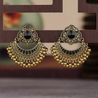 Zinc Alloy Drop Earrings plated fashion jewelry & for woman Sold By Pair