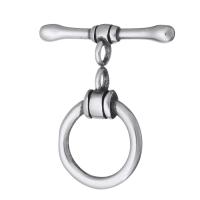 Rozsdamentes acél Váltás Kapcsos, Stainless Steel, az eredeti szín, 21*6*3mm,13*17*4mm, Lyuk:Kb 2mm, 10készletek/Lot, Által értékesített Lot