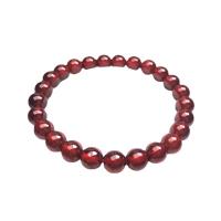 Pulseira Garnet Natural, Granada, para mulher, vermelho, comprimento 7.5 inchaltura, vendido por PC