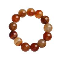 Bracelet de bijou en agate , agate veines de dragon, unisexe, 6mm, Vendu par Environ 14-16 cm brin