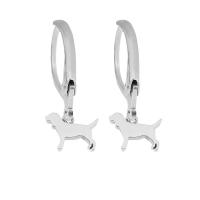 Stainless Steel Lever Terug Earring, 316 Roestvrij staal, voor vrouw, zilver, 8-15mm, Verkocht door PC