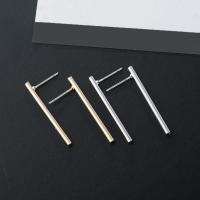 Lo zinco in lega Stud Earring, lega in zinco, placcato, gioielli di moda & per la donna, nessuno, 30x2mm, Venduto da coppia