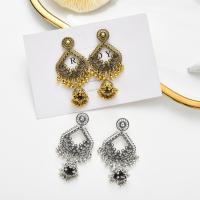 Fashion Fringe Oorbellen, Zinc Alloy, plated, mode sieraden & voor vrouw, meer kleuren voor de keuze, 75x32mm, Verkocht door pair