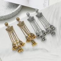 Fashion Fringe Oorbellen, Zinc Alloy, plated, mode sieraden & voor vrouw, meer kleuren voor de keuze, 95x20mm, Verkocht door pair