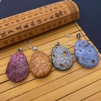 Agate Jewelry Pendants Teardrop Sold By PC