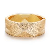 Zinc Alloy Bangle Smykker, forgyldt, for kvinde & facetteret, flere farver til valg, 60x24mm, Solgt af PC