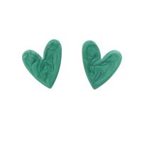 Acrylic Jewelry Earring Heart fashion jewelry & for woman Sold By Pair