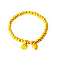 Bracelets en laiton, Plaqué d'or, pour femme, 5mm, Longueur Environ 7.67 pouce, Vendu par PC