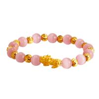 Gemstone Bracciali, ottone, with pietra preziosa, placcato oro vero, per la donna, nessuno, Venduto da PC