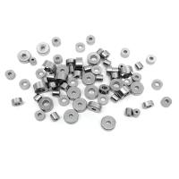 Stainless Steel Spacer Kralen, Roestvrij staal, verschillende grootte voor keus, oorspronkelijke kleur, Verkocht door PC