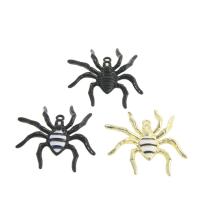 Zinc Alloy Animal Pendler, Spider, flere farver til valg, 36x32x4mm, 100pc'er/Bag, Solgt af Bag