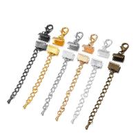 Iron Ribbon Crimp, Vas, galvanizált, DIY & különböző méretű a választás, több színt a választás, 20PC-k/Lot, Által értékesített Lot